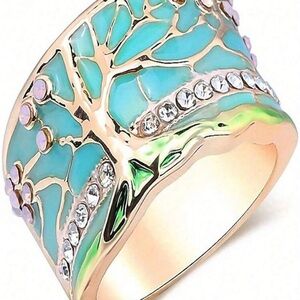 Blue and gold family tree ring size 10

Thanks for shopping 🛍️